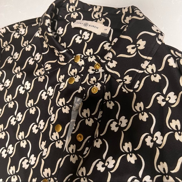 Tory Burch Printed Polo Dress 100% Silk - Picture 6 of 8